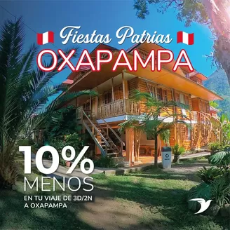 Catálogo Viajes Picaflor en Cajamarca | Fiestas Patrias oxapampa | 2026-07-03T00:00:00.000Z - 2026-07-31T00:00:00.000Z