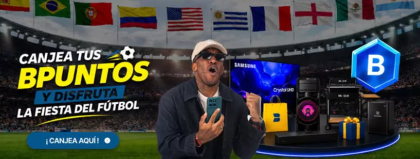 Catálogo Bitel | Canjea tus Bpuntos y disfruta la fiesta del futbol  | 2026-07-06T00:00:00.000Z - 2026-07-31T00:00:00.000Z