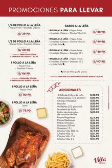 Catálogo Villa Chicken | Promociones para llevar | 2026-07-07T00:00:00.000Z - 2027-01-31T00:00:00.000Z