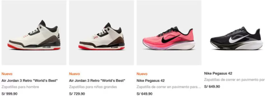 Catálogo Nike en Chimbote | Nuevo | 2026-07-07T00:00:00.000Z - 2026-09-30T00:00:00.000Z
