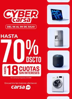 Catálogo Carsa | Cyber carsa | 2026-07-08T00:00:00.000Z - 2026-07-09T00:00:00.000Z