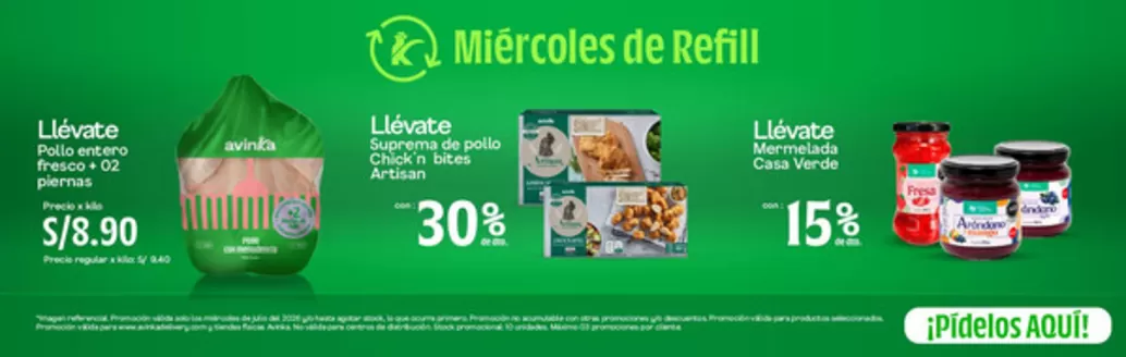 Catálogo Avinka | Grandes descuentos en productos seleccionados | 2026-07-01T00:00:00.000Z - 2026-07-31T00:00:00.000Z