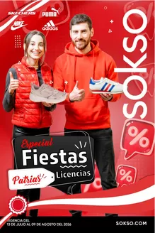 Catálogo Sokso en Huánuco | FIESTAS PATRIAS LICENCIAS 2026 | 2026-07-13T00:00:00.000Z - 2026-08-02T00:00:00.000Z