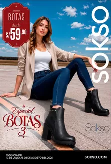 Catálogo Sokso en Huánuco | ESPECIAL BOTAS 3 | 2026-07-13T00:00:00.000Z - 2026-08-02T00:00:00.000Z