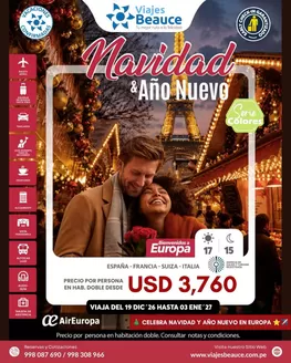 Catálogo Viajes Beauce en Lurín | Navidad Año Nuevo | 2026-07-10T00:00:00.000Z - 2027-01-31T00:00:00.000Z