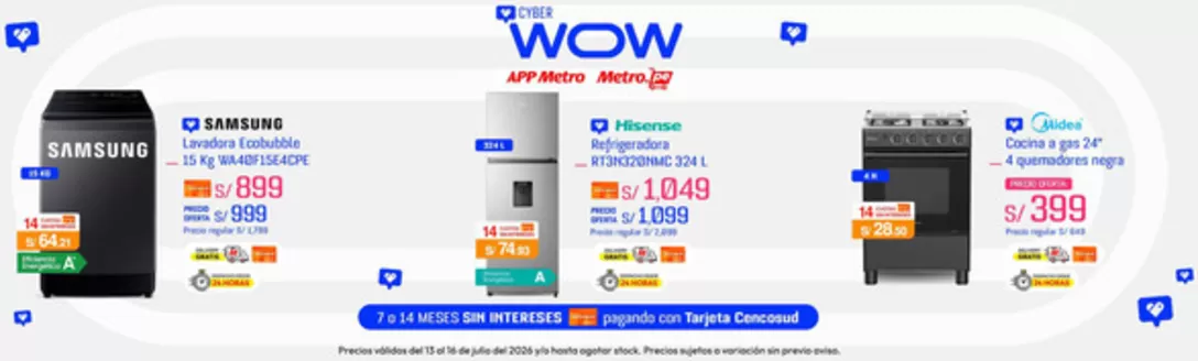 Catálogo Metro | Catálogo Metro | 2026-07-13T00:00:00.000Z - 2026-07-16T00:00:00.000Z