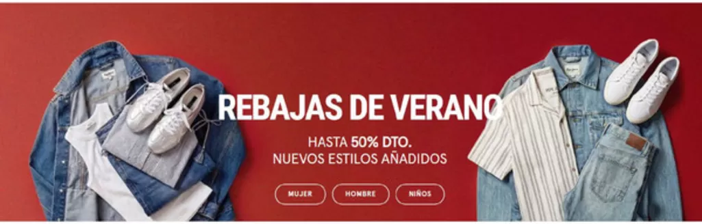 Catálogo Pepe Jeans | Rebajas de verano | 2026-07-13T00:00:00.000Z - 2026-07-31T00:00:00.000Z