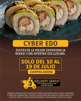 Catálogo Edo Sushi Bar en Lima | CYBER EDO | 2026-07-14T00:00:00.000Z - 2026-07-19T00:00:00.000Z