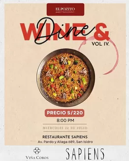 Catálogo El Pozito en Lima | Wine & Dine | 2026-07-14T00:00:00.000Z - 2026-07-22T00:00:00.000Z