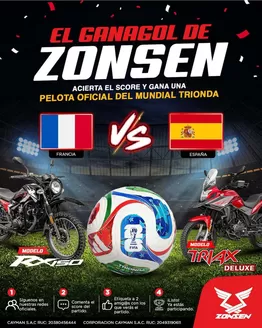 Catálogo Zongshen en Moquegua | Ofertas para cazadores de gangas | 2026-07-15T00:00:00.000Z - 2026-07-29T00:00:00.000Z