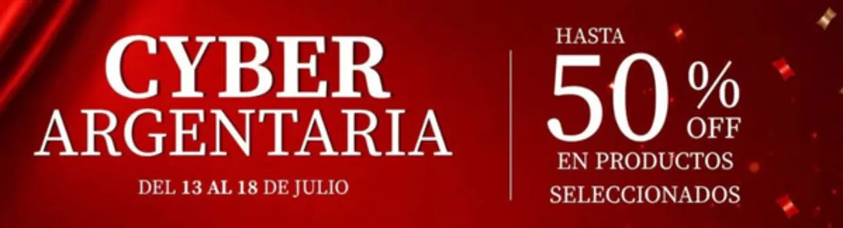 Catálogo Argentaria en Lima | Cyber | 2026-07-15T00:00:00.000Z - 2026-07-18T00:00:00.000Z