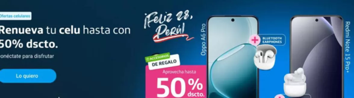 Catálogo Movistar en Huaraz | Feliz 28 peru | 2026-07-16T00:00:00.000Z - 2026-07-28T00:00:00.000Z