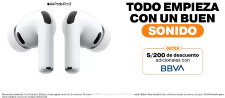 Catálogo iShop en Monsefú | Todo empieza con un buen sonido | 2026-07-17T00:00:00.000Z - 2026-07-19T00:00:00.000Z