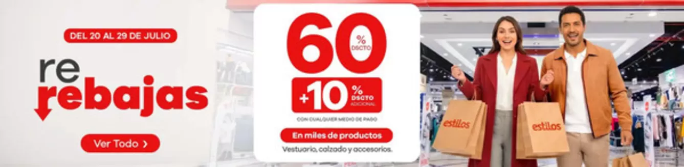 Catálogo Estilos | Rebajas | 2026-07-20T00:00:00.000Z - 2026-07-29T00:00:00.000Z