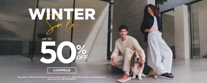 Catálogo Hush Puppies | WinterSale | 2026-07-20T00:00:00.000Z - 2026-08-15T00:00:00.000Z