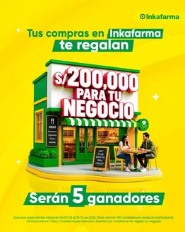 Catálogo InkaFarma en Otuzco | Tus compras en inkafarma te regalan | 2026-07-20T00:00:00.000Z - 2026-12-31T00:00:00.000Z