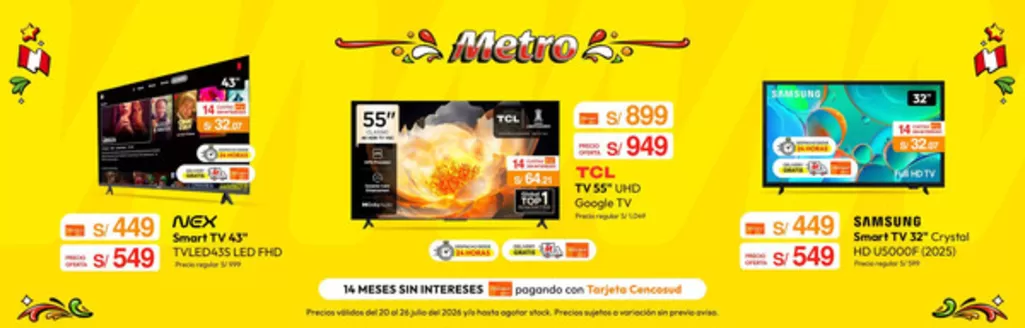 Catálogo Metro | Catálogo Metro | 2026-07-20T00:00:00.000Z - 2026-07-26T00:00:00.000Z