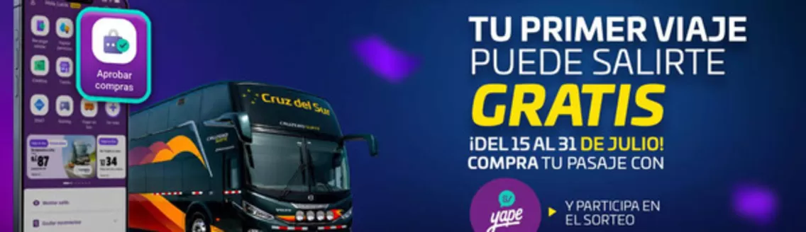 Catálogo Cruz Del Sur | Tu primer viaje puede salirte gratis | 2026-07-21T00:00:00.000Z - 2026-07-31T00:00:00.000Z