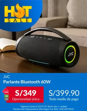 Catálogo Sodimac en Sullana | Parlante Bluetooth  | 2025-07-07T00:00:00.000Z - 2025-07-13T00:00:00.000Z