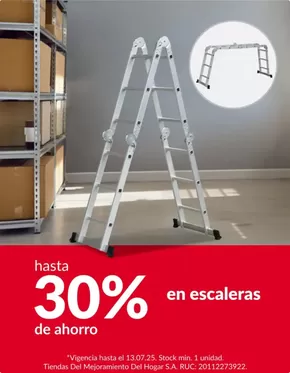 Catálogo Sodimac en Sullana | Hasta 30% en escaleras  | 2025-07-07T00:00:00.000Z - 2025-07-13T00:00:00.000Z