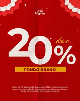 Catálogo Entre Páginas | 20%dto  | 2026-07-23T00:00:00.000Z - 2026-08-06T00:00:00.000Z