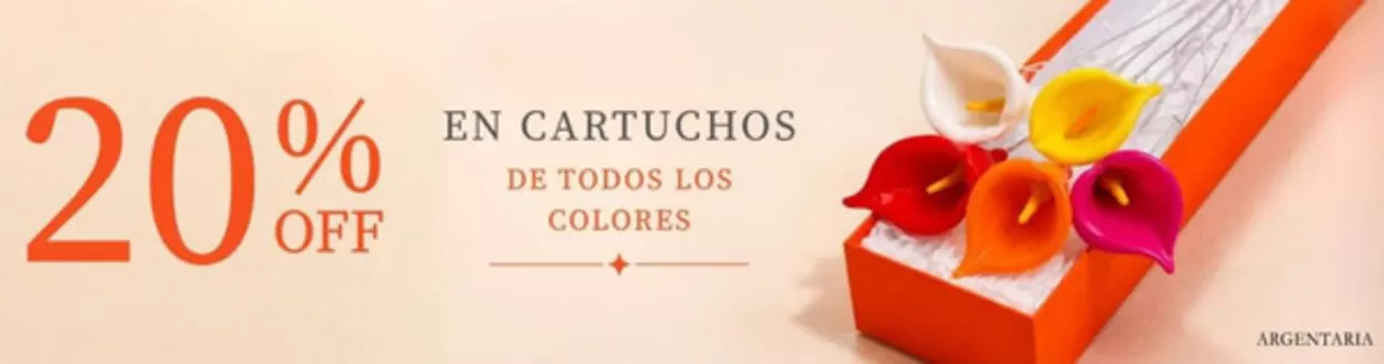 Catálogo Argentaria | 20%off | 2026-07-23T00:00:00.000Z - 2026-08-22T00:00:00.000Z