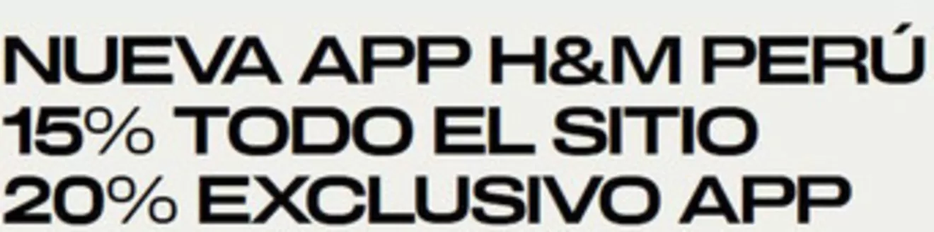 Catálogo H&M | Nueva app H&M | 2026-07-28T00:00:00.000Z - 2026-08-22T00:00:00.000Z