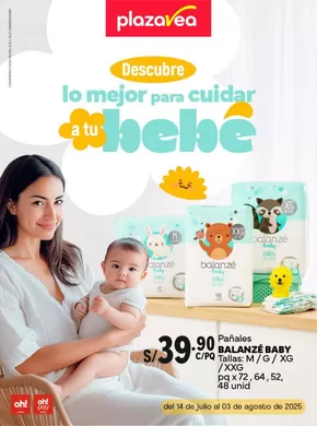 Catálogo Plaza Vea en Arequipa | INSERTO BEBE | 2025-07-14T00:00:00.000Z - 2025-08-03T00:00:00.000Z