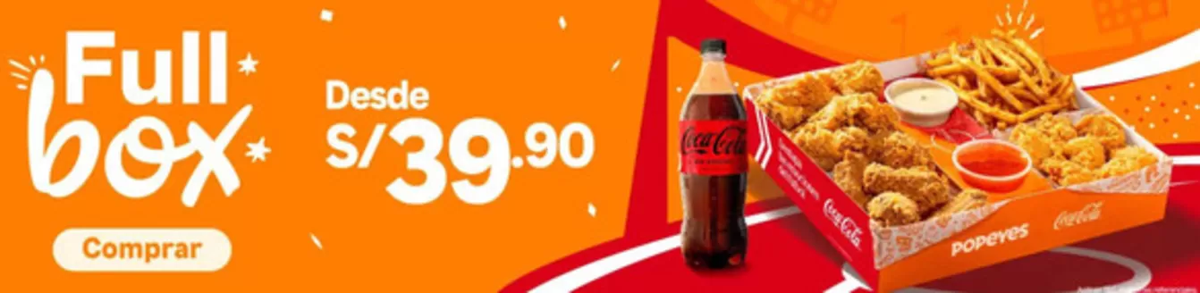 Catálogo Popeyes en Lima | Todo es delicioso | 2026-07-29T00:00:00.000Z - 2026-08-22T00:00:00.000Z