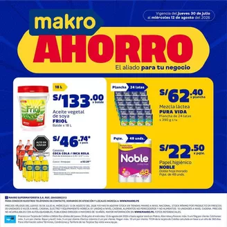 Catálogo Makro | Catálogo Makroahorro vig #16 | 2026-07-30T00:00:00.000Z - 2026-08-12T00:00:00.000Z