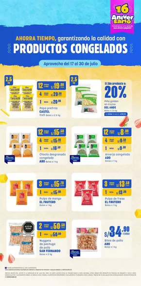 Catálogo Makro |  Productos Congelados  | 2025-07-17T00:00:00.000Z - 2025-07-30T00:00:00.000Z