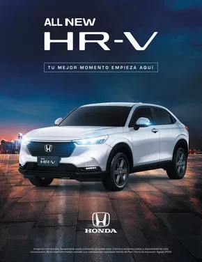 Catálogo Honda | Honda HRV 2025. | 2025-07-18T00:00:00.000Z - 2026-07-18T00:00:00.000Z