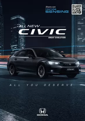 Catálogo Honda | Honda CIVIC. | 2025-07-18T00:00:00.000Z - 2026-07-18T00:00:00.000Z