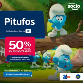 Catálogo CinePlanet en Ica | 50%dscto en tus entradas  | 2025-07-18T00:00:00.000Z - 2025-07-20T00:00:00.000Z