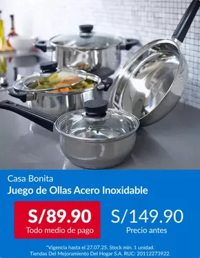 Catálogo Sodimac en Junín | Casa Bonita  | 2025-07-22T00:00:00.000Z - 2025-07-27T00:00:00.000Z