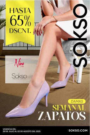 Catálogo Sokso | SEMANAL ZAPATOS DAMAS | 2025-07-28T00:00:00.000Z - 2025-08-03T00:00:00.000Z