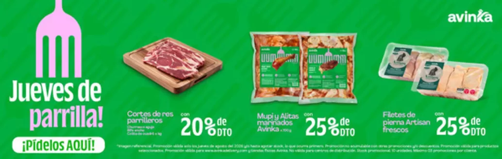 Catálogo Avinka | Ofertas para cazadores de gangas | 2026-08-07T00:00:00.000Z - 2026-08-28T00:00:00.000Z