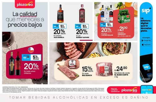 Catálogo Plaza Vea | AVISO TIENDAS SELECCIONADAS 1 | 2026-08-06T00:00:00.000Z - 2026-08-09T00:00:00.000Z