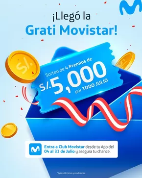 Catálogo Movistar | Grati movistar! | 2025-07-28T00:00:00.000Z - 2025-07-31T00:00:00.000Z