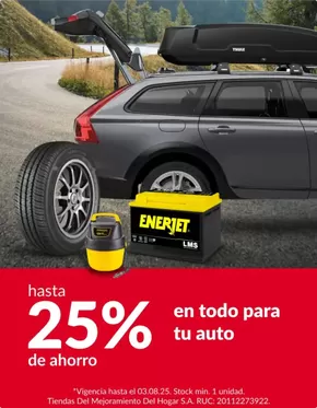 Catálogo Sodimac | Hasta 25% en todo para tu auto  | 2025-07-29T00:00:00.000Z - 2025-08-03T00:00:00.000Z