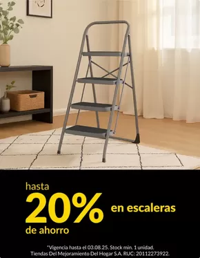Catálogo Sodimac | Hasta 20% en escaleras  | 2025-07-29T00:00:00.000Z - 2025-08-03T00:00:00.000Z