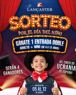 Catálogo Lancaster | Sorteo por el dia del nino | 2026-08-10T00:00:00.000Z - 2026-08-16T00:00:00.000Z