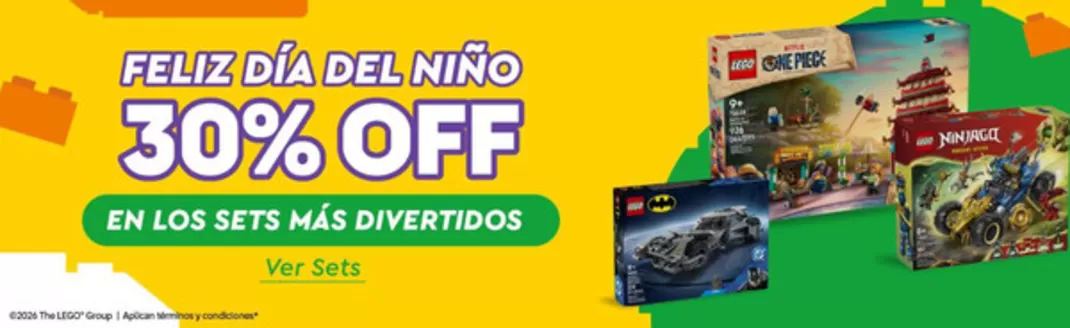 Catálogo LEGO | Feliz dia del nino | 2026-08-11T00:00:00.000Z - 2026-09-16T00:00:00.000Z