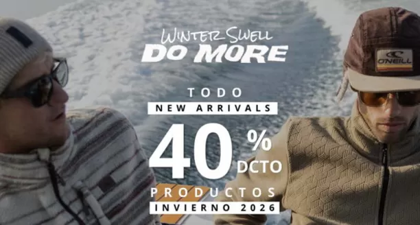 Catálogo O'Neill | Winter Swell do more | 2026-08-11T00:00:00.000Z - 2026-08-31T00:00:00.000Z