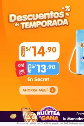 Catálogo Mifarma en Lima | Dcto de temporada  | 2025-08-01T00:00:00.000Z - 2025-08-11T00:00:00.000Z