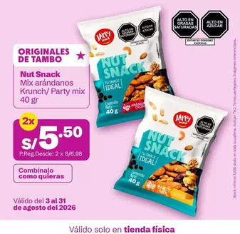 Catálogo Tambo | Ofertas para cazadores de gangas | 2026-08-03T00:00:00.000Z - 2026-08-31T00:00:00.000Z