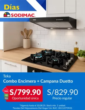 Catálogo Sodimac en Lima | Teka  | 2025-08-05T00:00:00.000Z - 2025-08-10T00:00:00.000Z