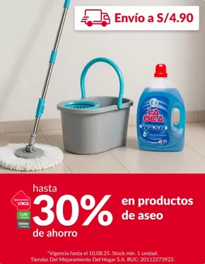 Catálogo Sodimac en Lima | Hasta 30% en productos de aseo | 2025-08-05T00:00:00.000Z - 2025-08-10T00:00:00.000Z