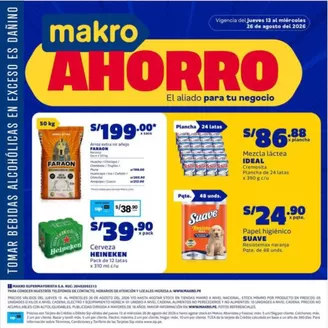 Catálogo Makro | Catálogo Makroahorro vig #17 | 2026-08-13T00:00:00.000Z - 2026-08-26T00:00:00.000Z