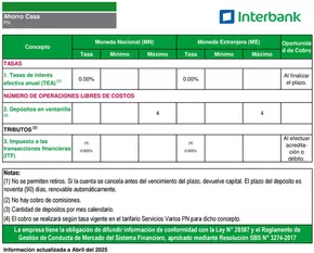 Catálogo Interbank en Chiclayo | Tasas! | 2025-08-08T00:00:00.000Z - 2025-08-31T00:00:00.000Z